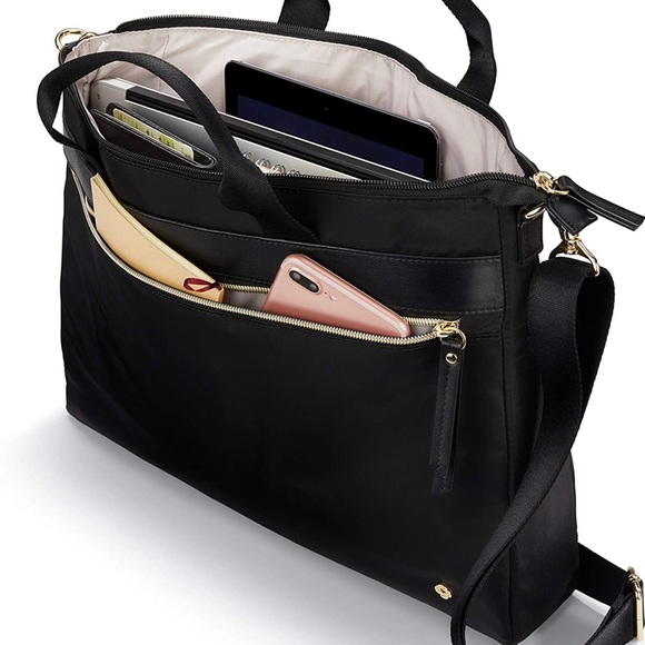 Samsonite® Mobile Solution Essential Slim Brief With 14.1" Laptop Pocket, Black - Picture 3 of 4